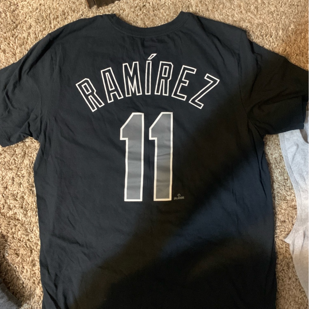 Jose ramirez jersey shirt black mens large